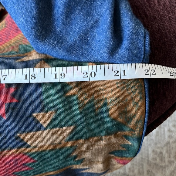 Diamond L Western Wear Patterned Denim Jean Jacket sz L - Picture 9 of 9